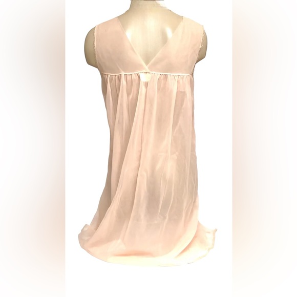 Vintage Avian Peach Nightgown Size Small - Picture 2 of 6
